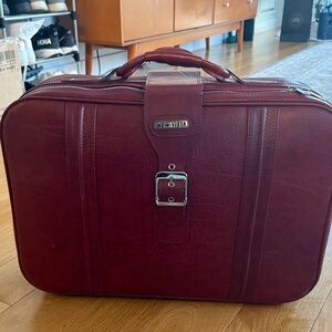 Vintage Burgundy Leather Bag